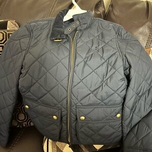 Boys size M (8-10) Polo Ralph Lauren Navy Quilted Barn Jacket